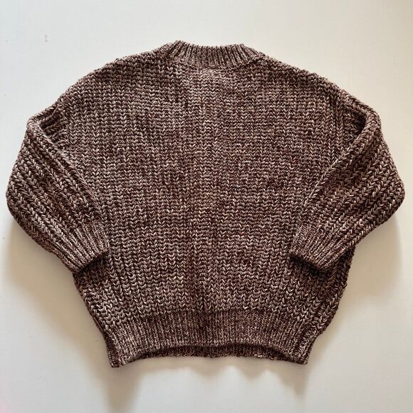 NWT Goumi Kids Bark Toddler Chunky Knit Sweater SZ 2-3T Oversized Organic Cotton - Picture 3 of 3